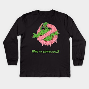 WHO YA Gonna Call Zombie Kids Long Sleeve T-Shirt